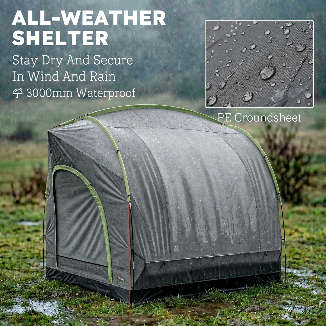 Car Tent with 2.35m Stand-Up Height, 3000mm Waterproof Tailgate Tent w