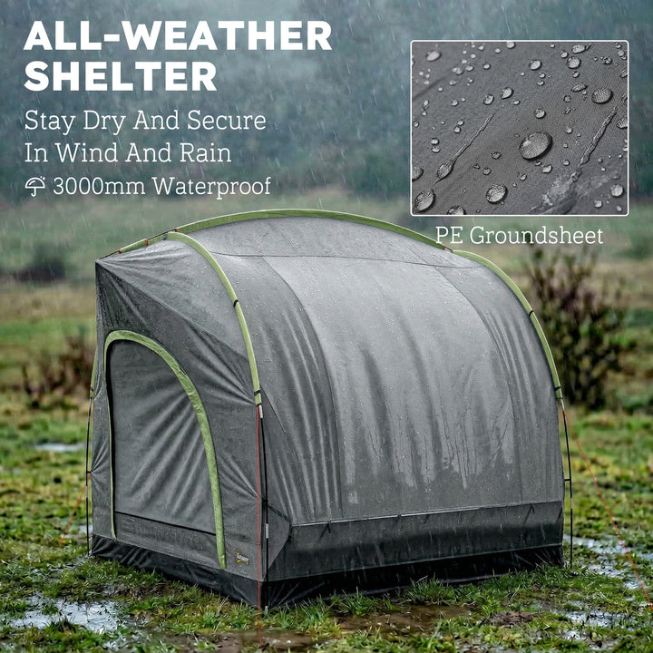 Car Tent with 2.35m Stand-Up Height, 3000mm Waterproof Tailgate Tent w