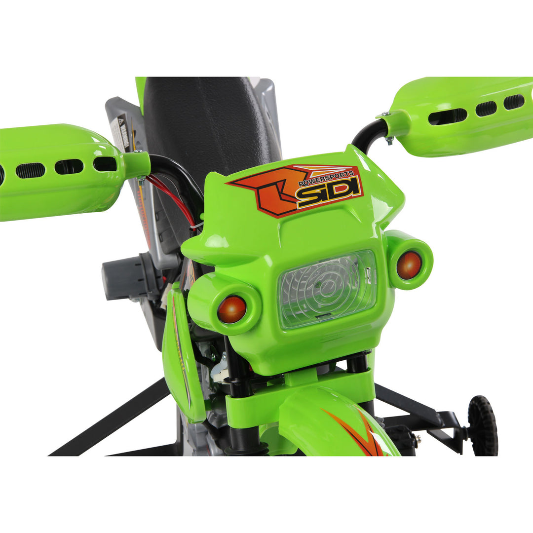 MCL 6V Kids Child Electric Motorbike Ride on Motorcycle Scooter Children Toy Gift for 3-6 Years (Green)