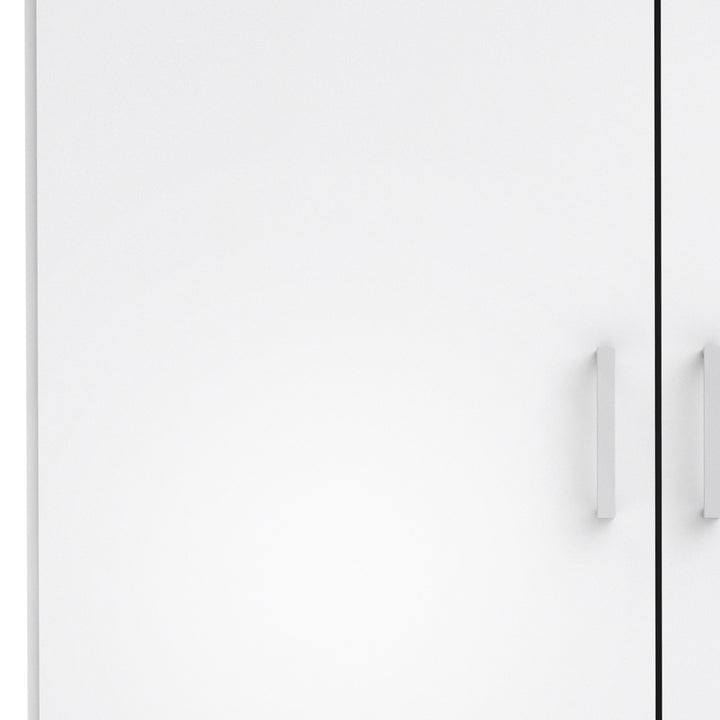 Space Wardrobe with 2 doors White 1750