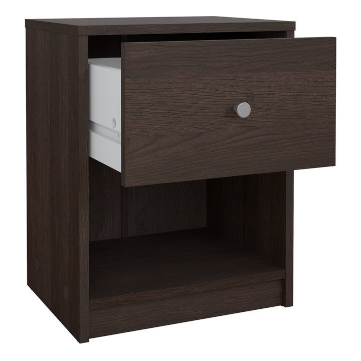 May Bedside 1 Drawer in Coffee