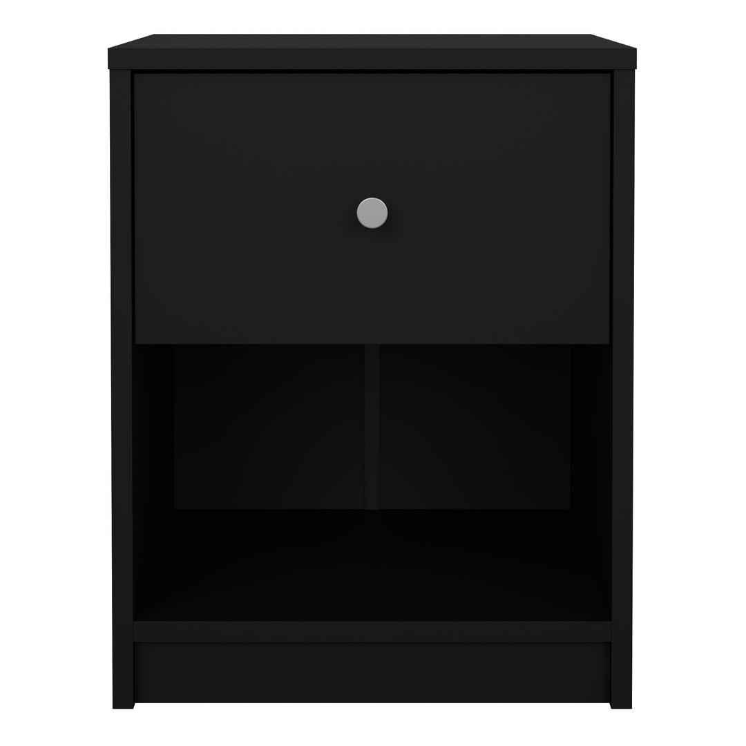 May Bedside 1 Drawer in Black