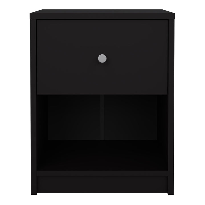 May Bedside 1 Drawer in Black