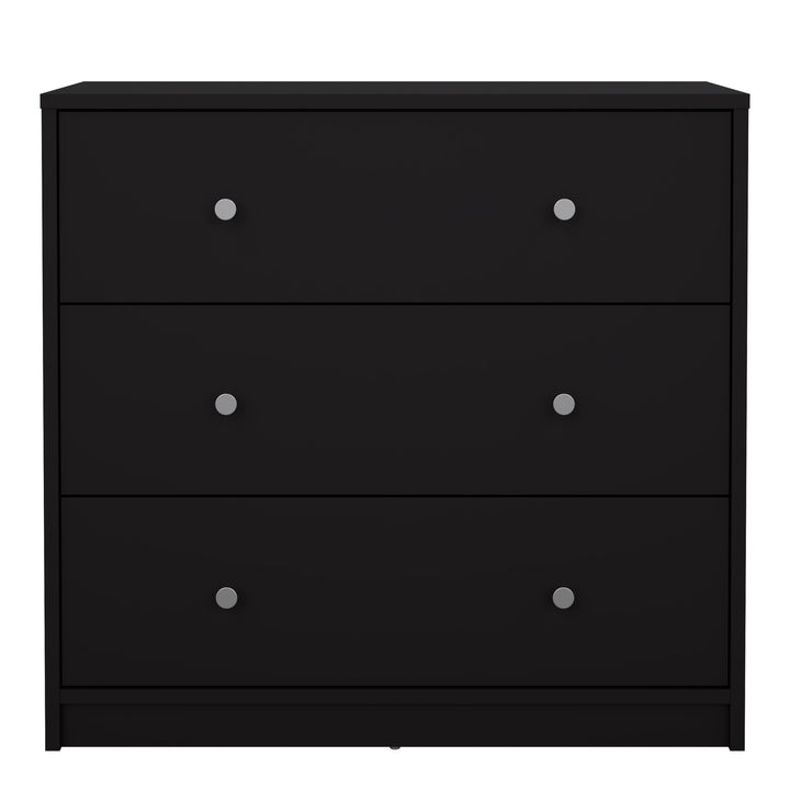 May Chest of 3 Drawers in Black