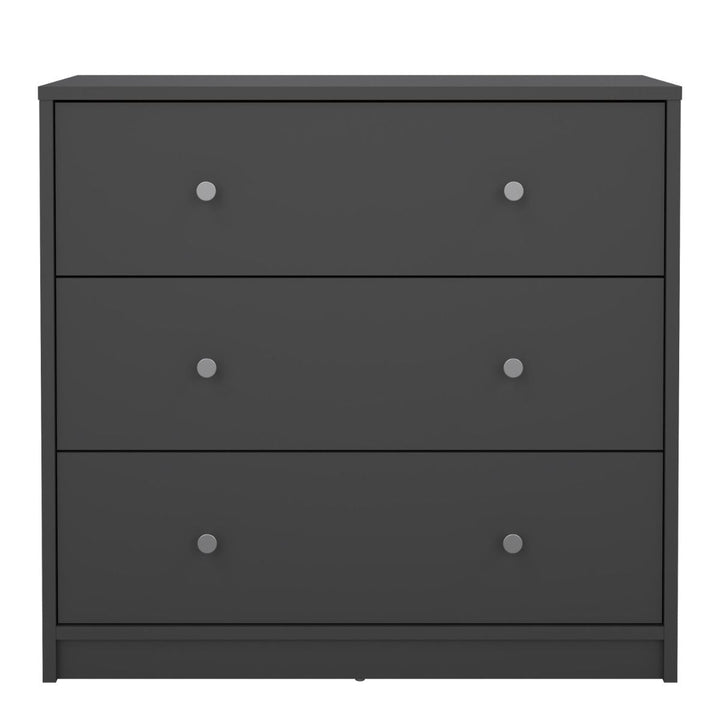 May Chest of 3 Drawers in Grey