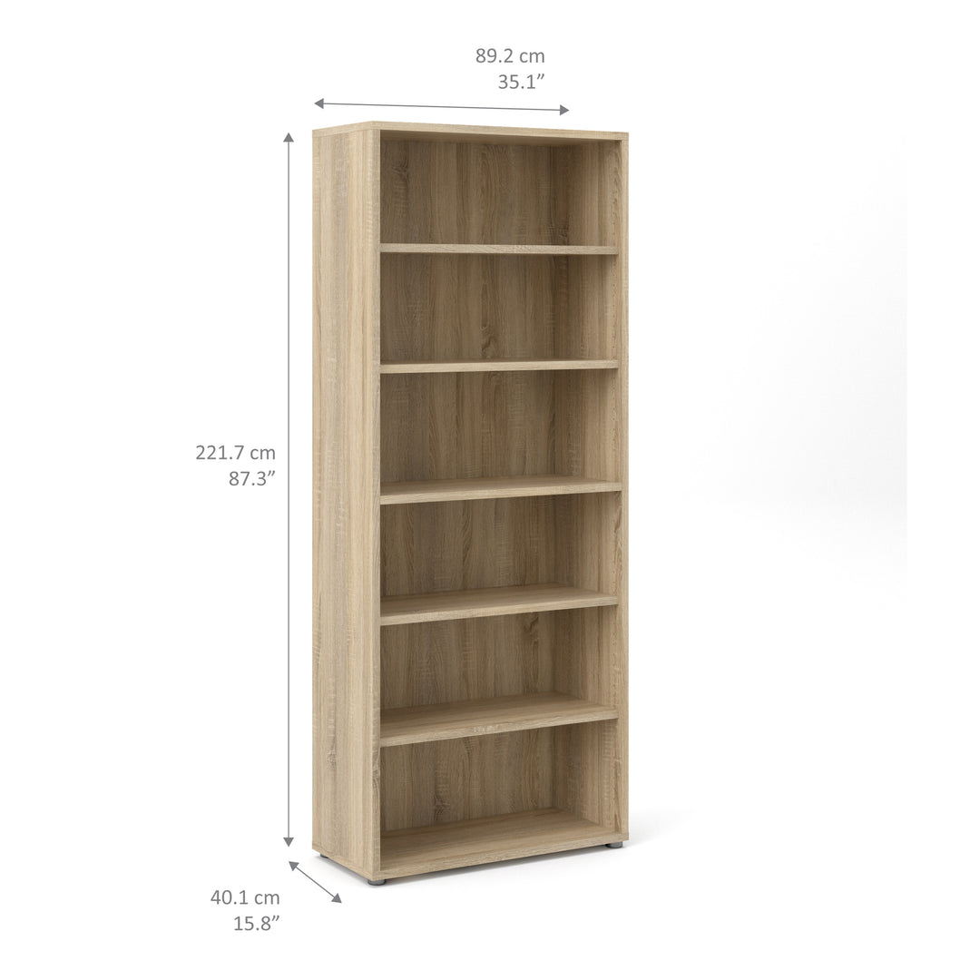 Prima Bookcase 5 Shelves in Oak