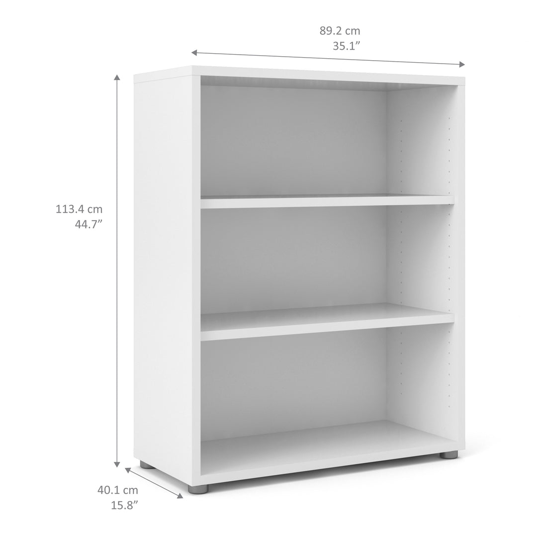 Prima Bookcase 2 Shelves in White