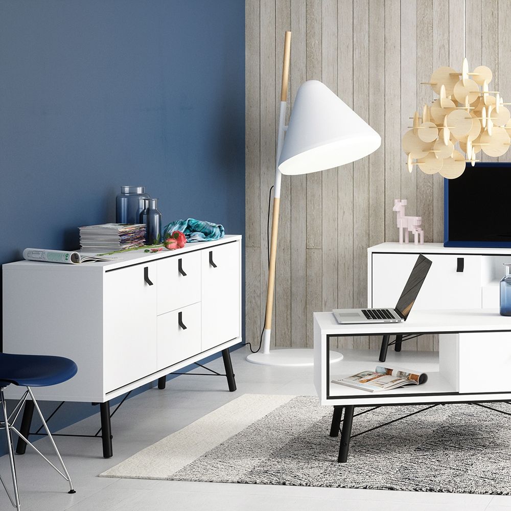 Ry Sideboard 2 doors + 2 drawers Matt White