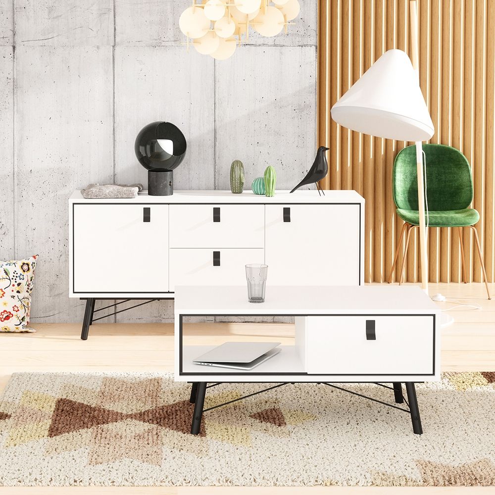 Ry Sideboard 2 doors + 2 drawers Matt White