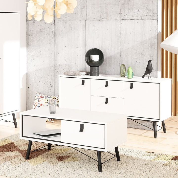 Ry Sideboard 2 doors + 2 drawers Matt White