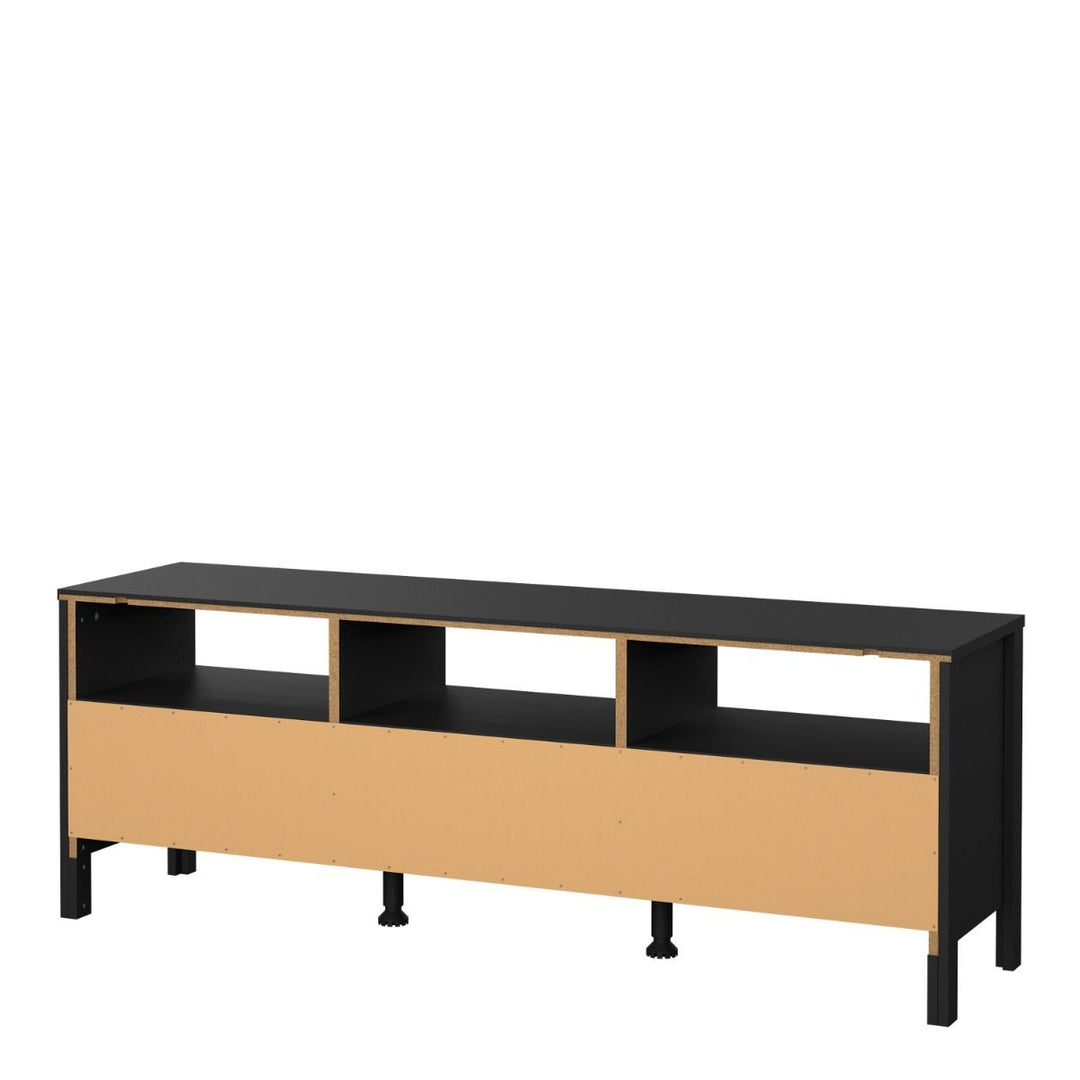 Barcelona Tv-unit 3 drawers in Matt Black