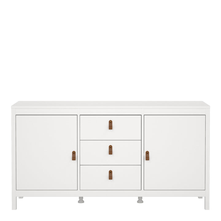 Barcelona Sideboard 2 doors + 3 drawers in White