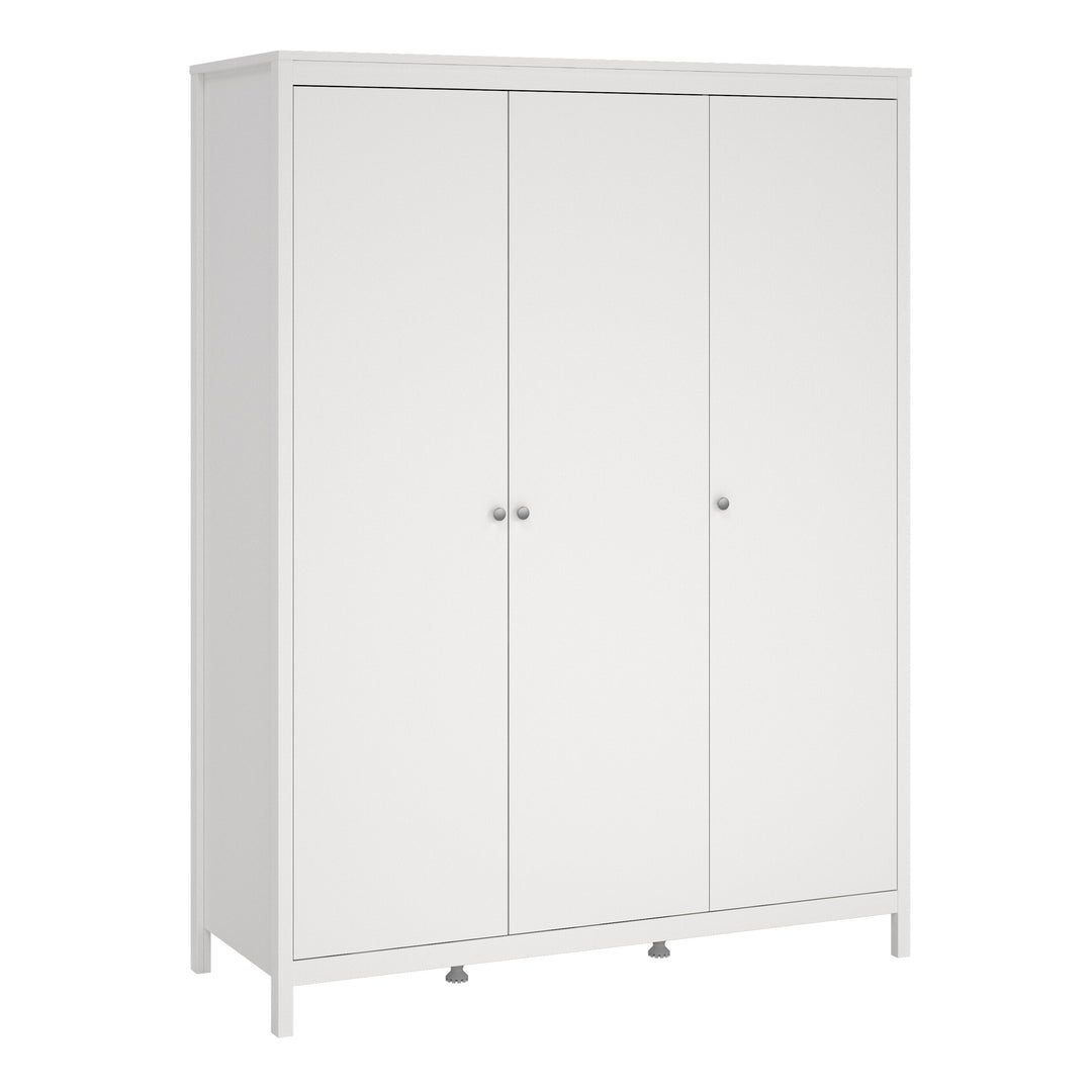 Madrid Wardrobe with 3 doors in White