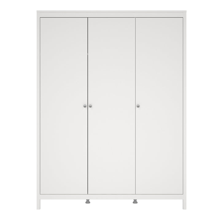 Madrid Wardrobe with 3 doors in White