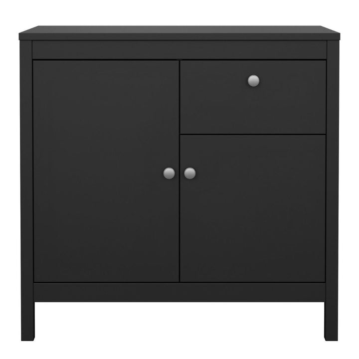 Madrid Sideboard 2 doors + 1 drawer in Matt Black