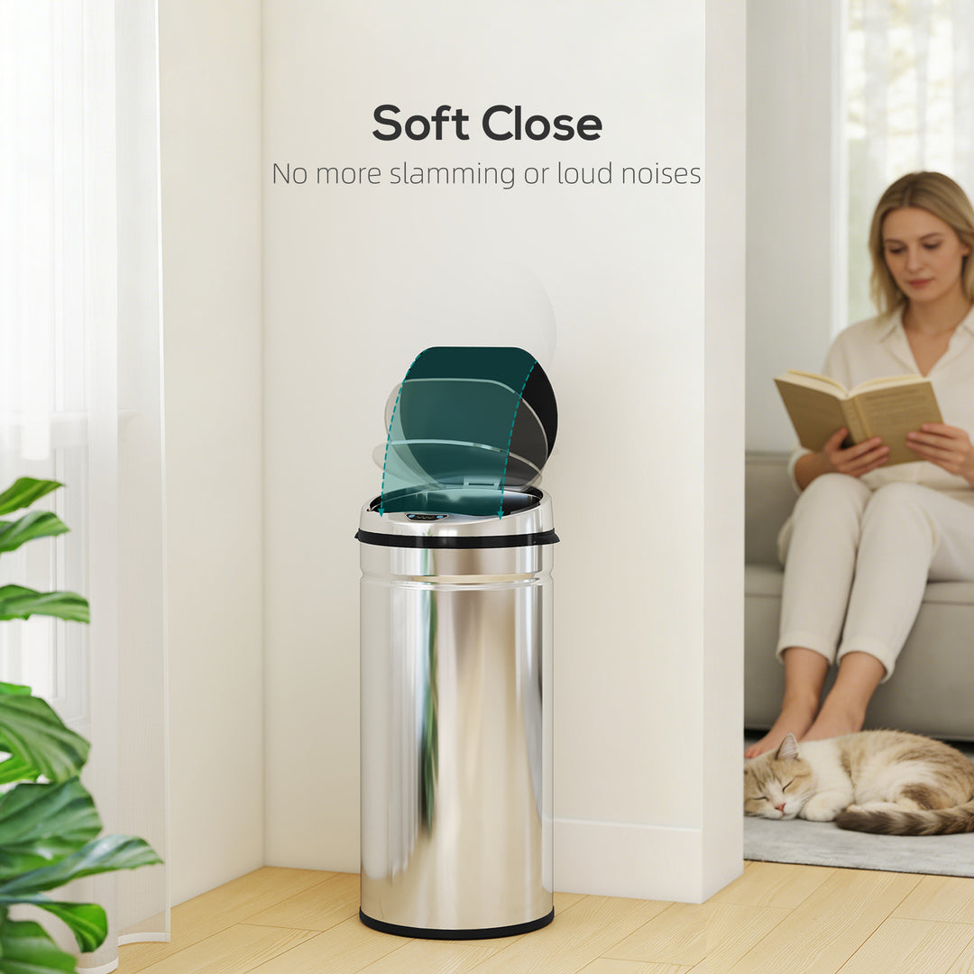 42L Automatic Motion Sensor Rubbish Bin with Fingerprint Resistant, St
