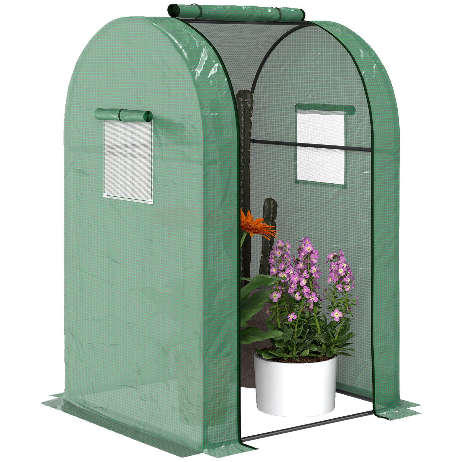 94 x 94cm Mini Portable Greenhouse - Green
