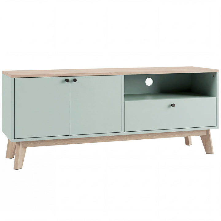 TV Stand Cabinet for Television up to 36 Inch, Modern TV Unit with 2 D