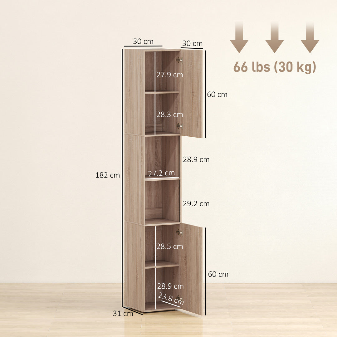 6-Tier Tall Bathroom Cabinet