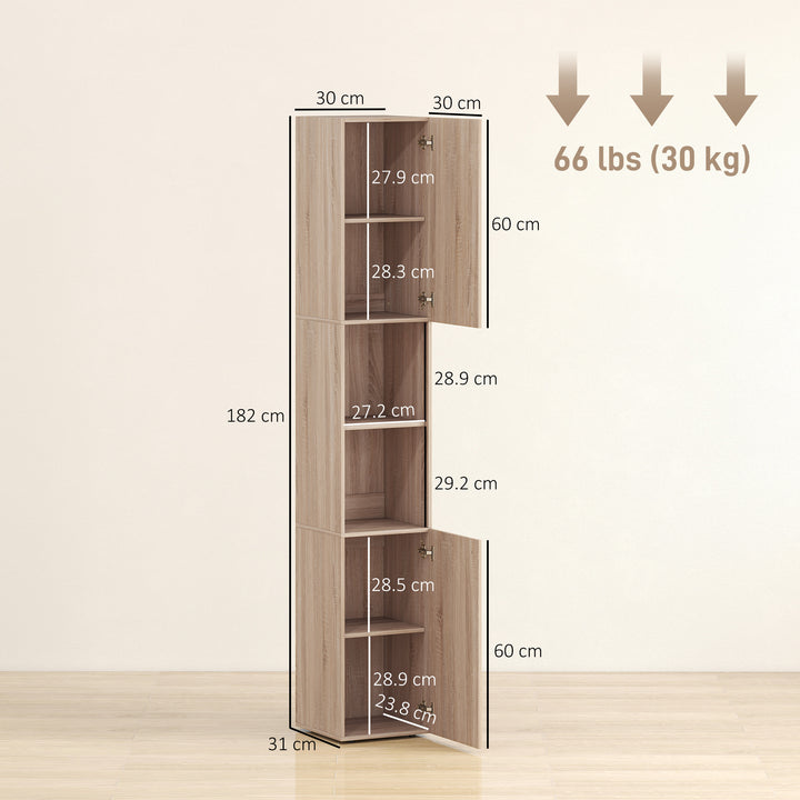 6-Tier Tall Bathroom Cabinet