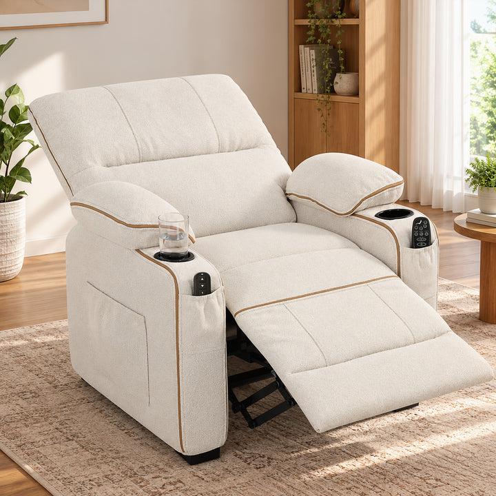 Electric Massage Recliner Armchair with Vibration, Heat - view 2