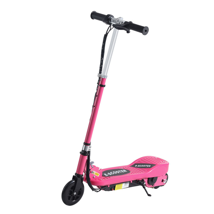 Foldable Electric Kids Scooter, Ride-on for Ages 7-14 Years, Pink