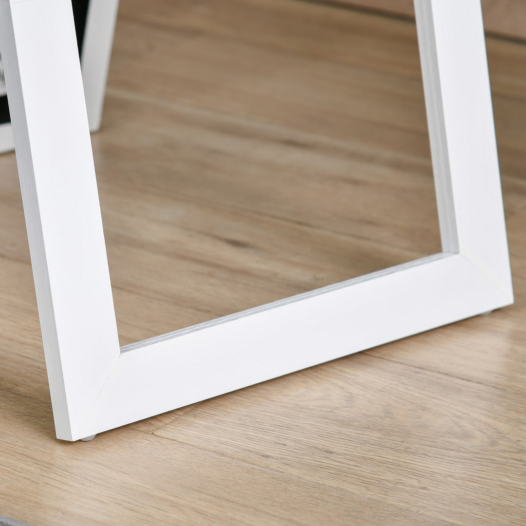 MCL Full Length Mirror for Bedroom, Free Standing Dressing Mirror, Wall Mirror for Living Room, 37 x 154 cm, White