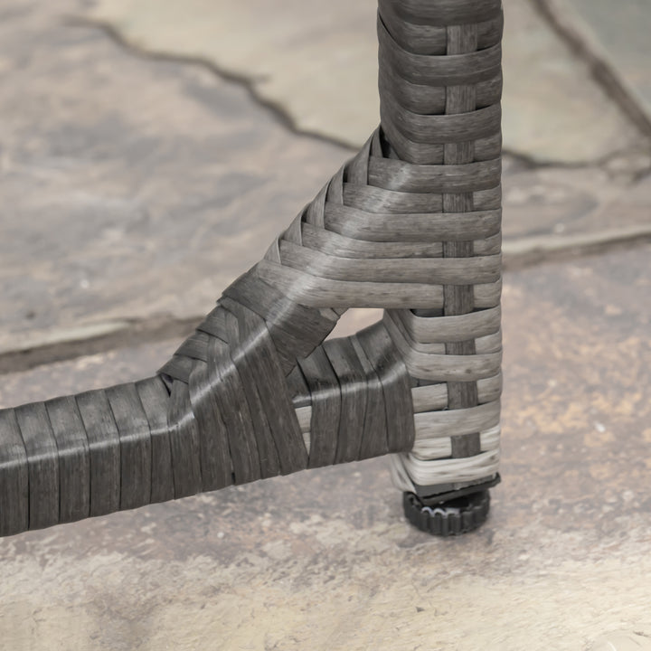 MCL 8-Seater Rattan Furniture Set Wicker Weave Patio Dining Table Seat