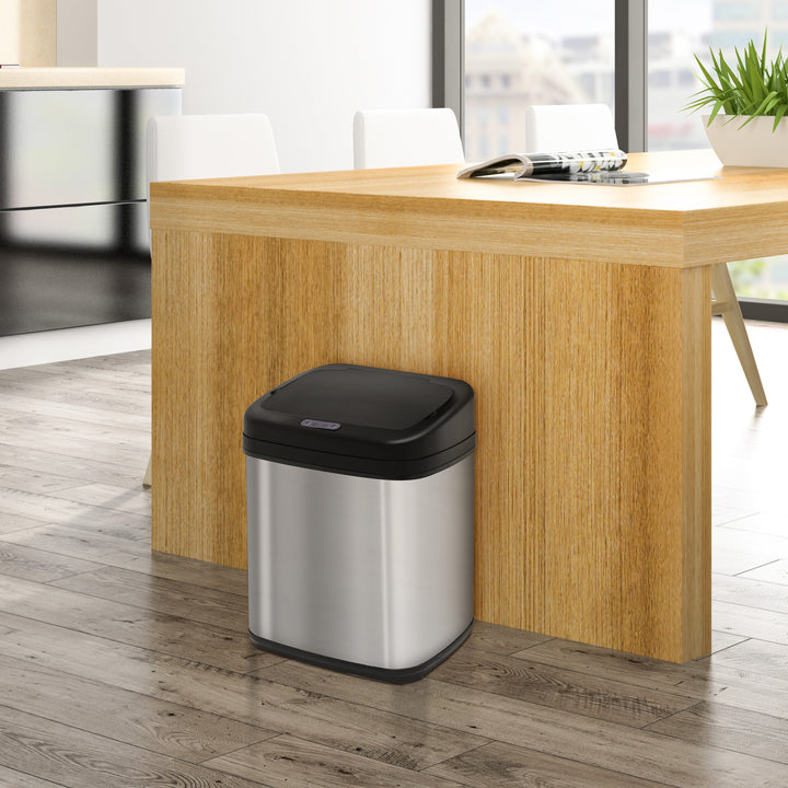 MCL 20L LUXURY Automatic Sensor Dustbin Kitchen Waste Bin Rubbish Trashcan Auto Dustbin Stainless Steel with Bucket 33*25*42.5CM