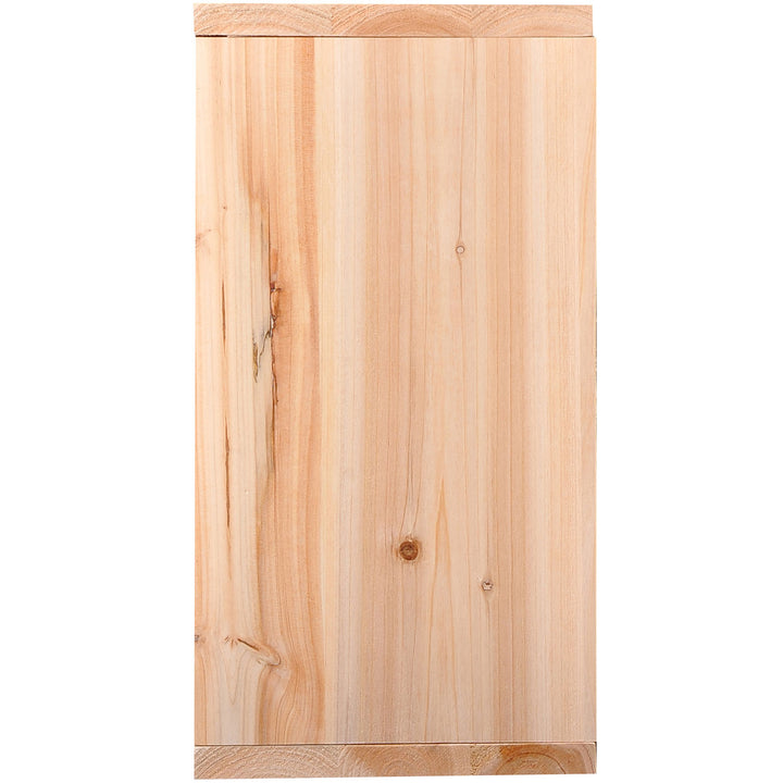 MCL Wooden Wine Rack for 24 Bottle Square Tabletop Storage Holder Stand