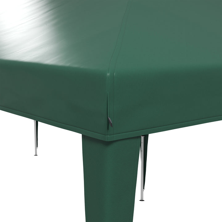 6 x 3 m Pop-Up Steel Frame Gazebo - Green