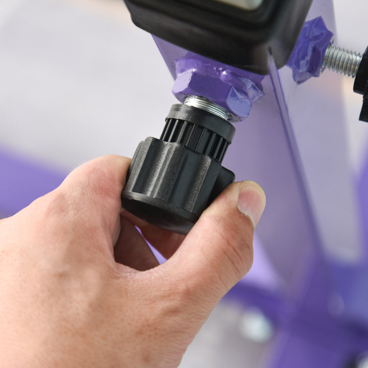 MCL Steel Frame Adjustable Horizonal Gymnastics Bar For Kids Home Gym Training Purple