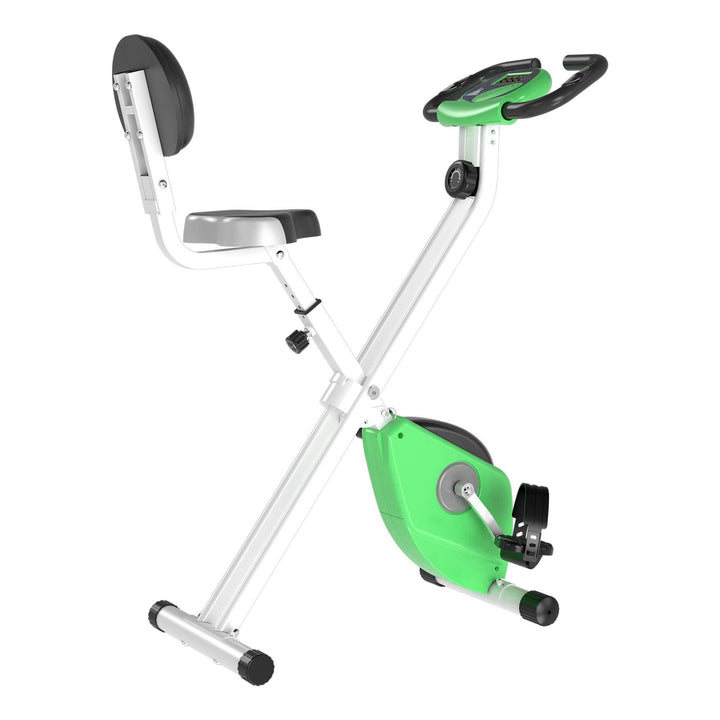 Folding Exercise Bike, Fitness Bicycle Indoor Trainer, Quiet 8-Level M