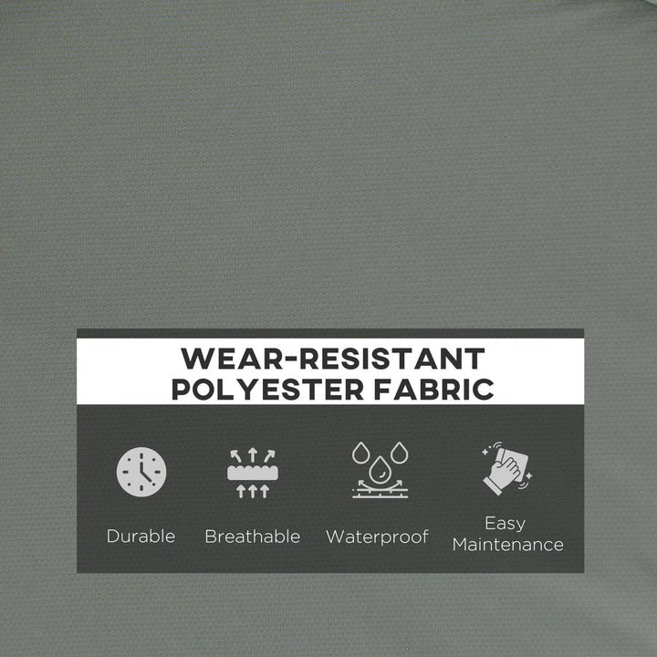 MCL Garden Bench Cushion 2 Seater Loveseat Seat Pad for Patio Swing Furniture for Indoor & Outdoor Use, 120 x 50 x 8 cm, Grey