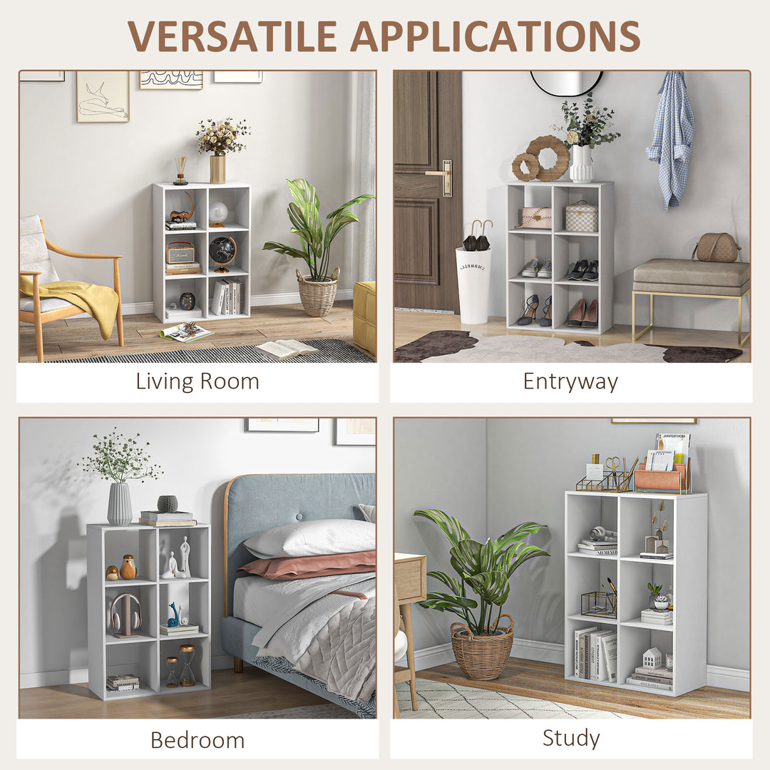 MCL 6-Cube Bookshelf - White