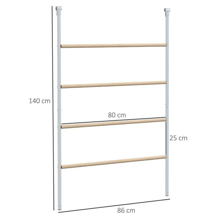 Chicken Perch for Coop, Wooden and Galvanised Steel Roosting Bar Jungle Gym, Chicken Roosting Ladder for Backyard Farm