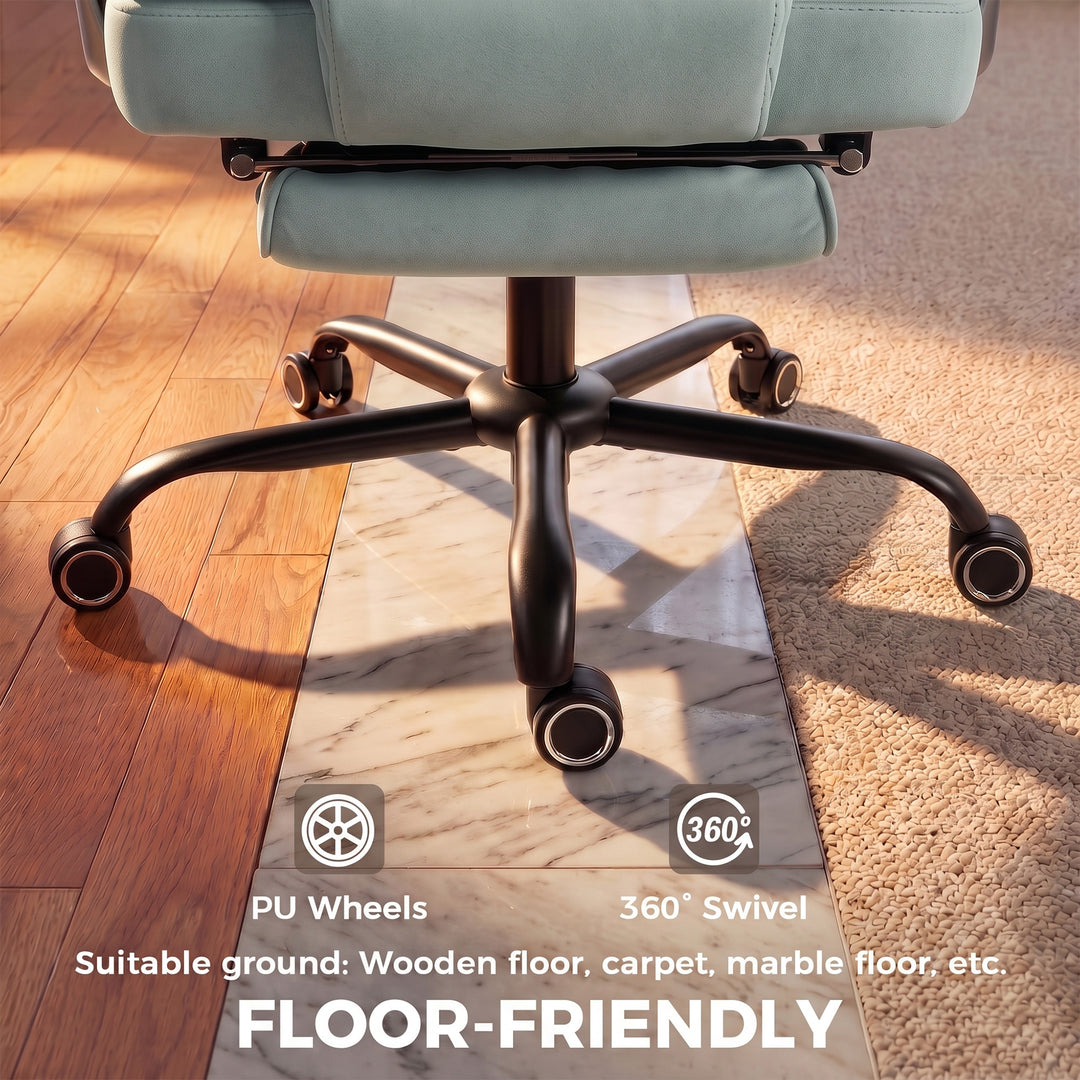 Executive Office Chair, Leathaire Big and Tall Office Chair 180 kg wit