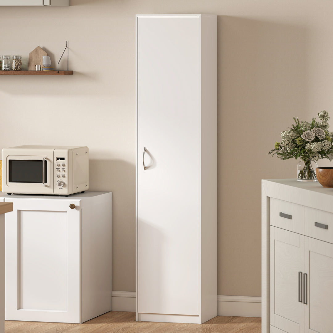 180cm Tall Kitchen Cupboard, Freestanding 5-Tier Pantry Storage Cabine