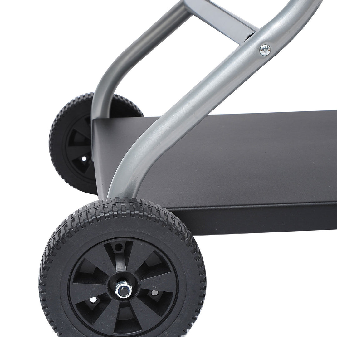 Outsunny Charcoal Grill Trolley Barbecue Grill W/ Wheels | Aosom UK