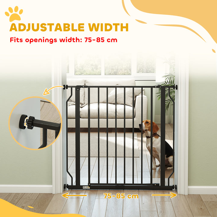 Extra Wide Dog Gate, with Door Pressure, for Doorways, Hallways, Stair