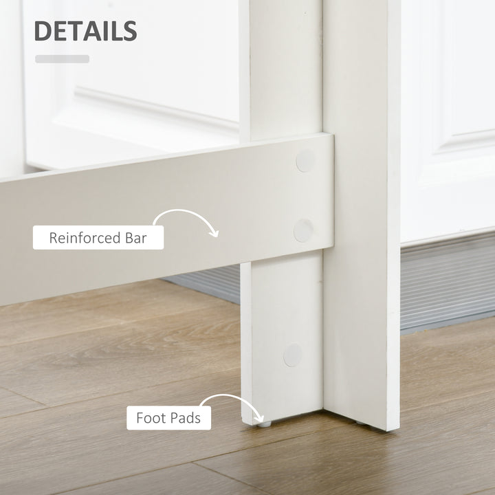 MCL Bar Table, Dining Table with 4-Tier Storage Shelf for Breakfast Bar, Kitchen, Dining Room, Living Room, Grey