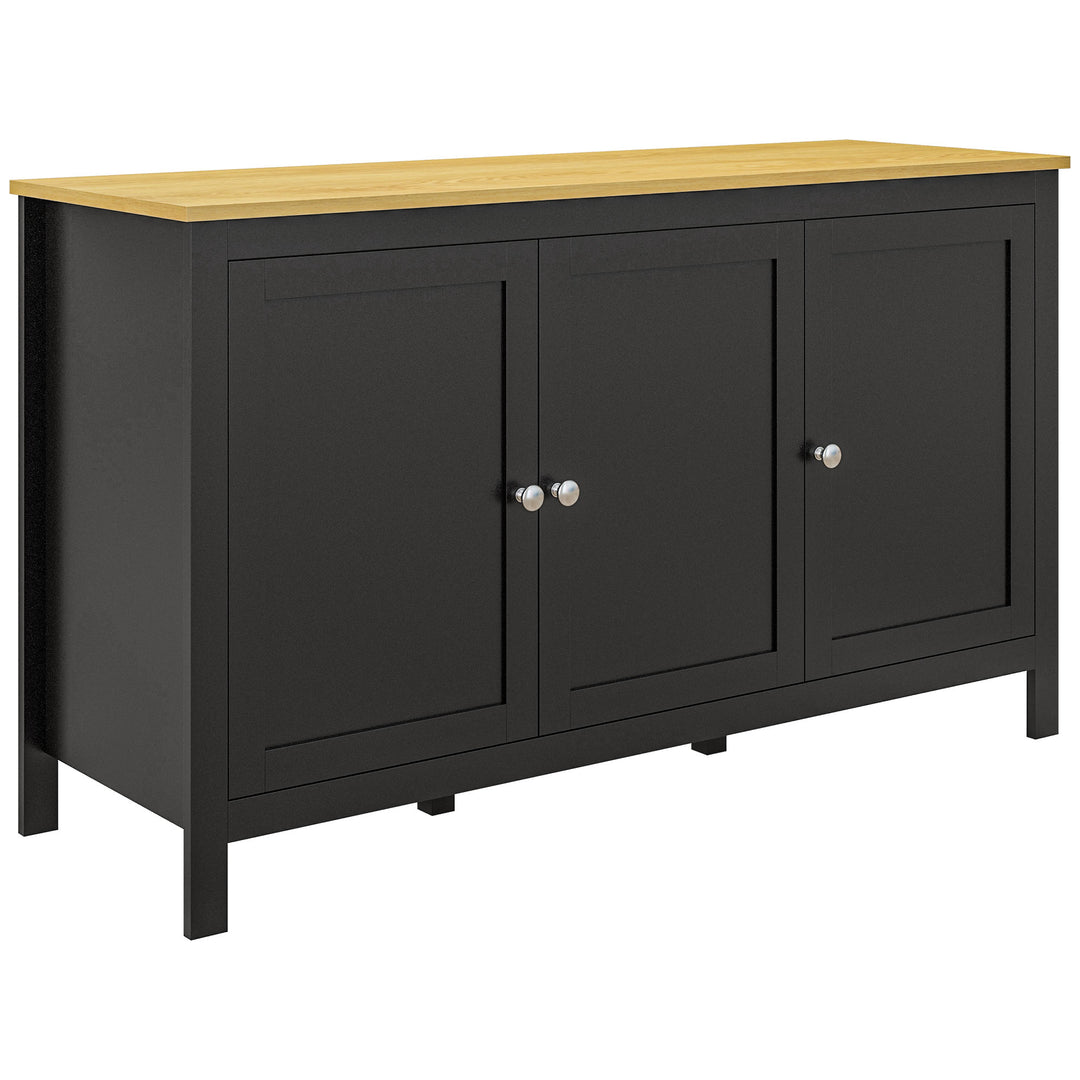 Sideboard, Buffet Cabinet with Doors and Adjustable Shelves for Living