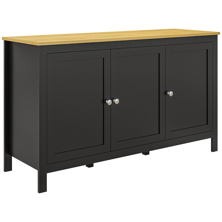 Sideboard, Buffet Cabinet with Doors and Adjustable Shelves for Living