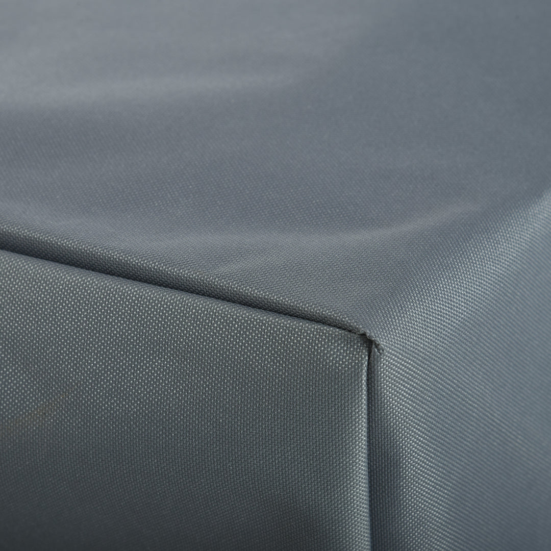 MCL Rectangular Patio Garden Furniture Cover Waterproof for 3 Seater Sofa Bistro Set, UV Resistant Protection 600D Oxford Fabric Rattan Lounge Clean Cover, 190 x 72 x 76cm, Grey