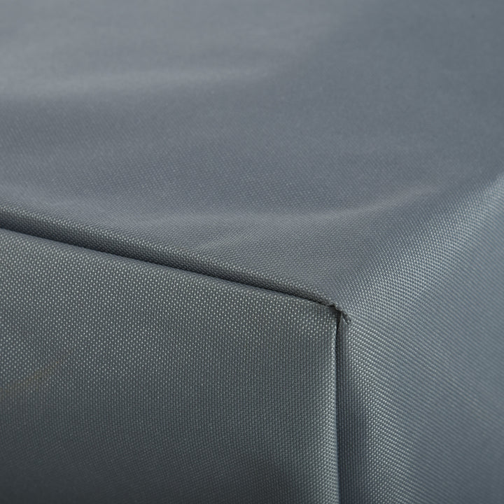 MCL Rectangular Patio Garden Furniture Cover Waterproof for 3 Seater Sofa Bistro Set, UV Resistant Protection 600D Oxford Fabric Rattan Lounge Clean Cover, 190 x 72 x 76cm, Grey