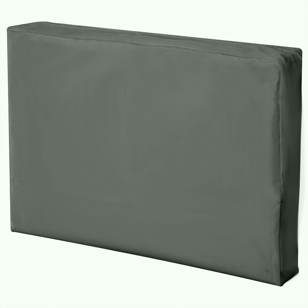 Replacement Cushion Cover Garden Rattan Patio Furniture Seat Cover Polyester Outdoor Deep Grey- No Cushion Included