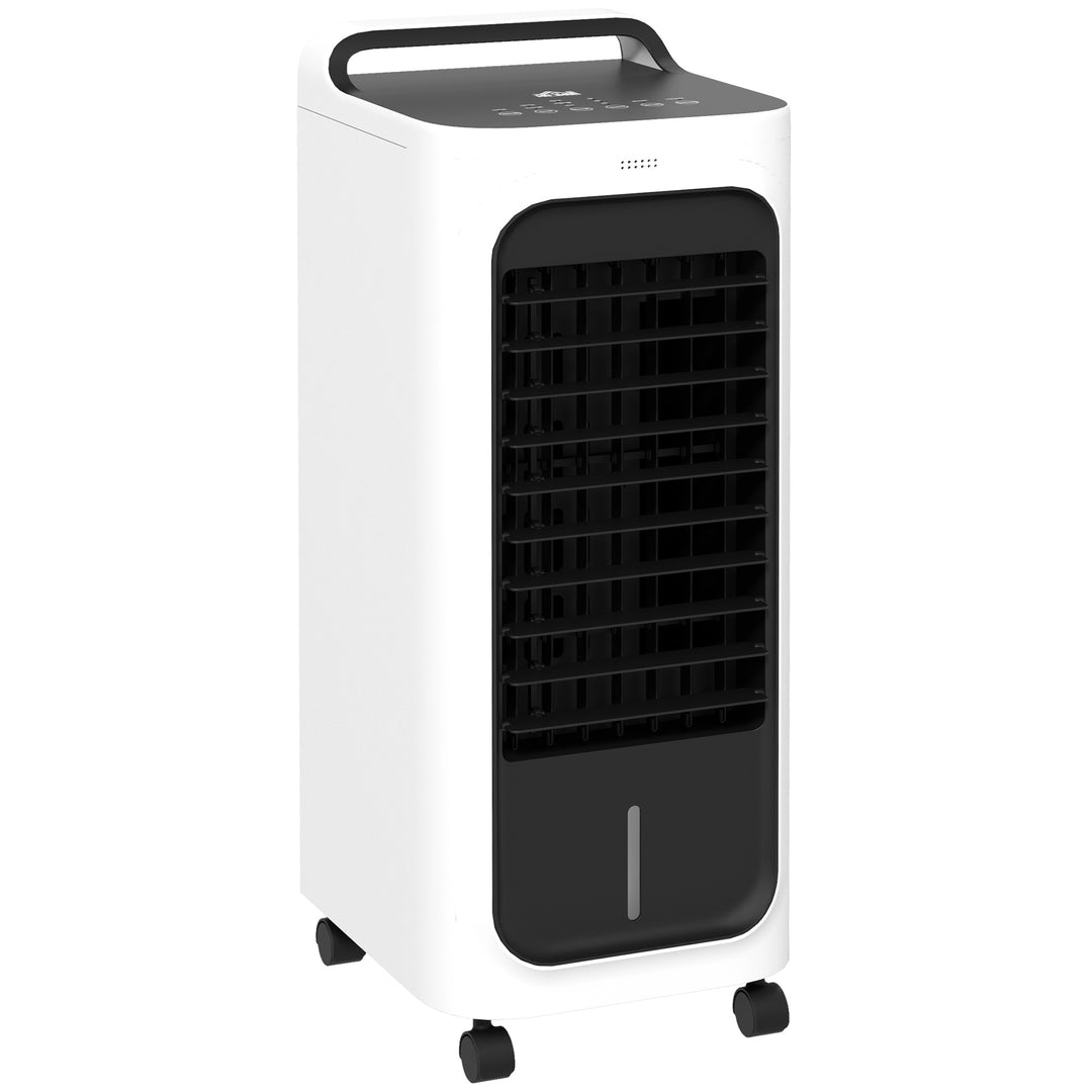 Three-Cool Air Conditioner, with Ice Pack and Remote - White