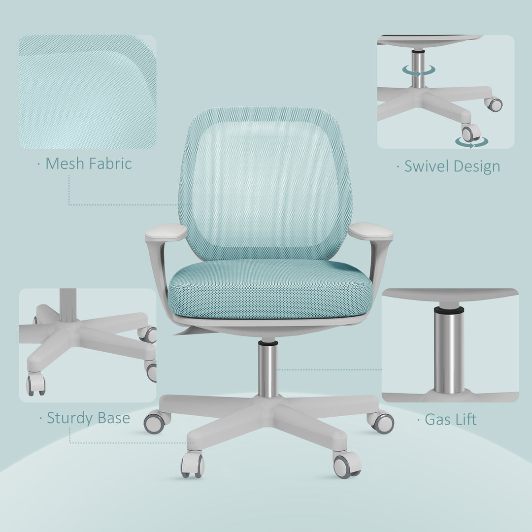 44-56cm Mesh Back Office Chair - Light Green