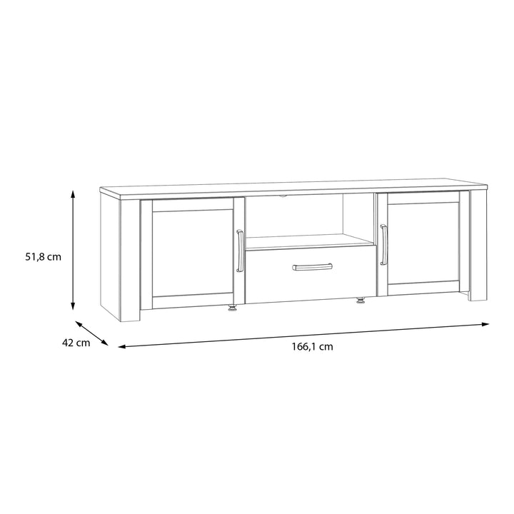 Bohol TV Unit in Riviera Oak/Grey Oak