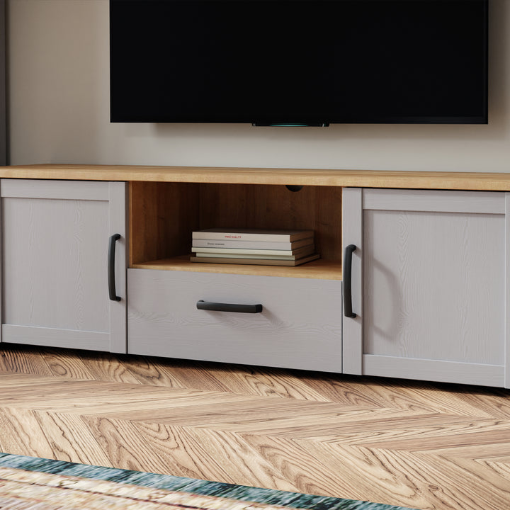 Bohol TV Unit in Riviera Oak/Grey Oak